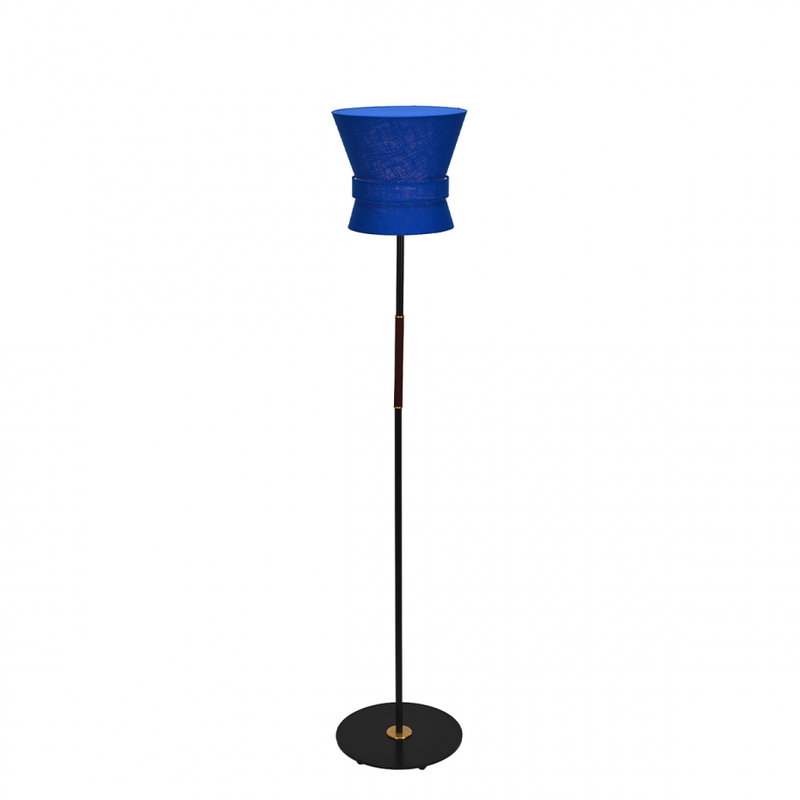 Bow Golvlampa Liten Svart/Midnattsblå