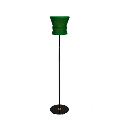 Bow Golvlampa Liten Svart/Smaragdgrön