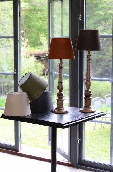 Oxford Lampfot med Sabina Lampskärmar