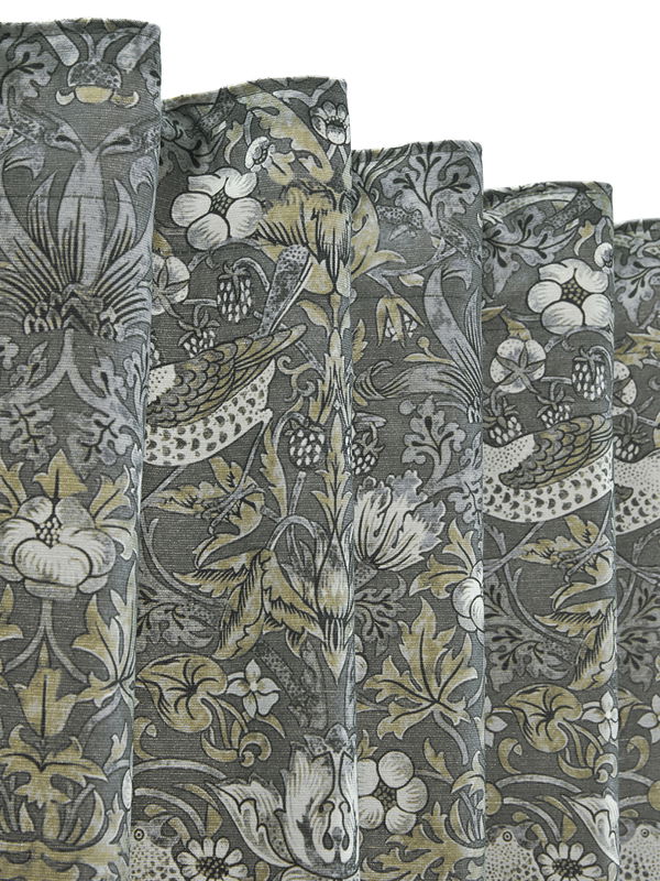 Vilja Gardiner 2P 2x130x250cm Grå