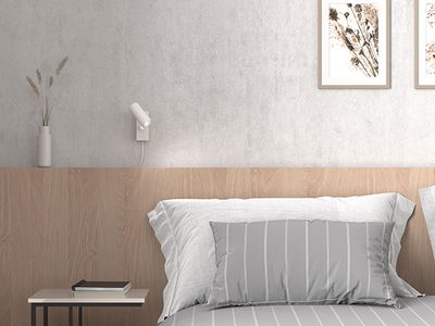 Cato LED Vägglampa Vit/Krom