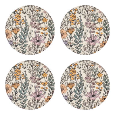 Eldorado Glasunderlägg D10 Multi 4-pack