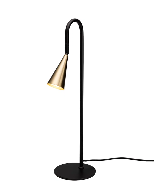 Spline Bordslampa H55 Svart/Mässing