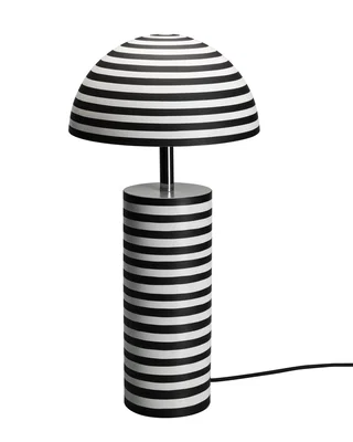 Stripe Bordslampa H50 Svart/Vit