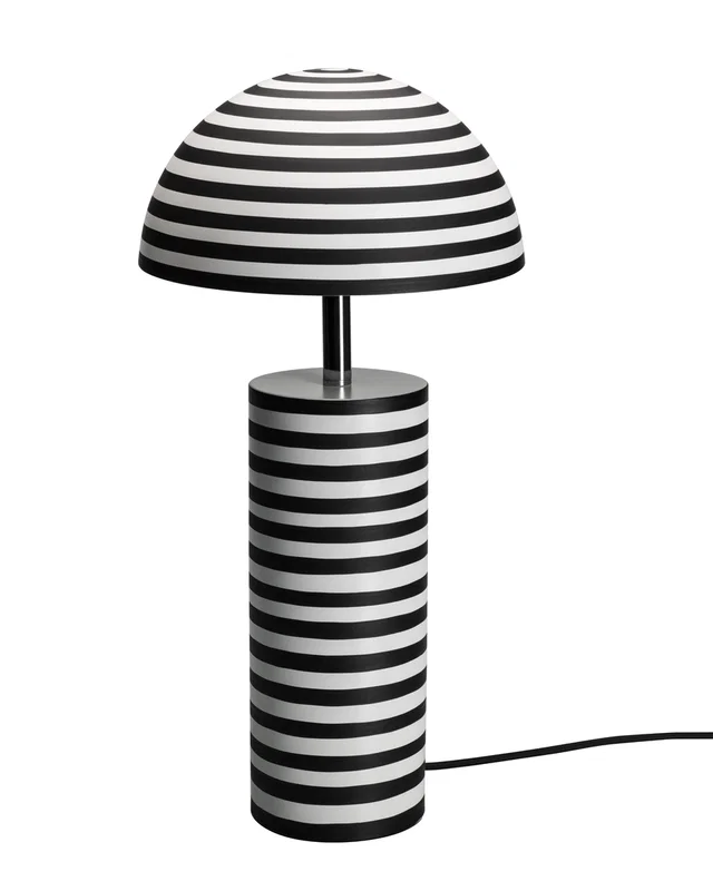 Stripe Bordslampa H50 Svart/Vit