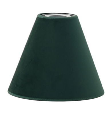 Velutto Sammet Toppringskärm Dark Green