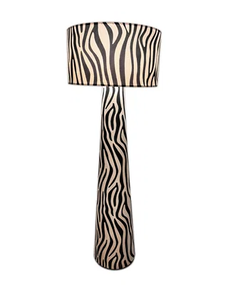 Zany Zebra Golvlampa H144 Svart/Vit