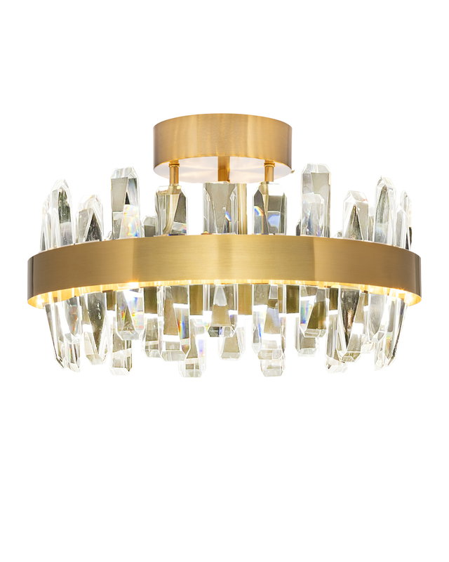 Triumph Plafond 50cm Mässing/Klar