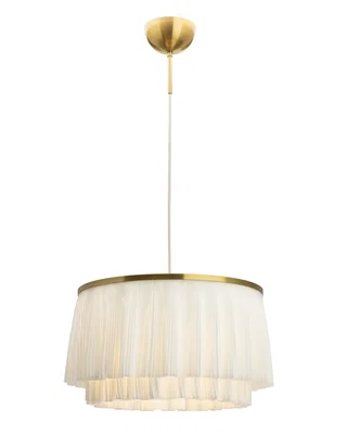 Ophelia Taklampa D40 Mässing/Vit