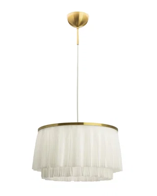 Ophelia Taklampa D40 Mässing/Vit