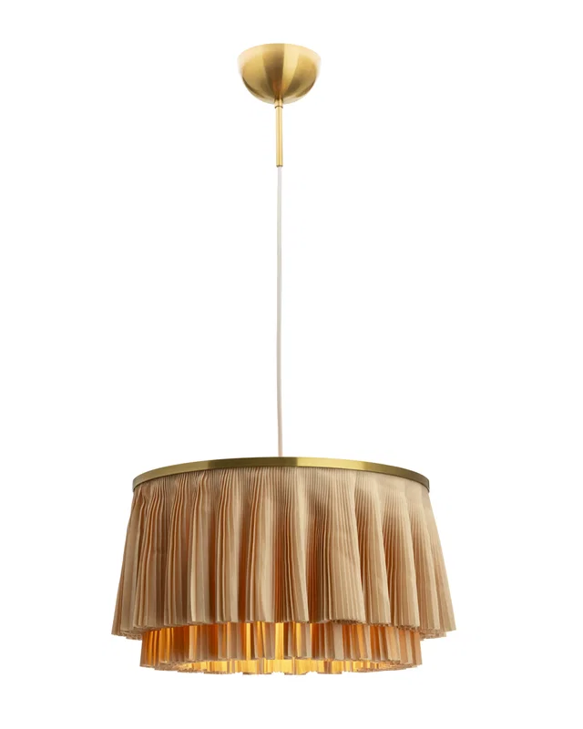 Ophelia Taklampa D40 Mässing/Beige