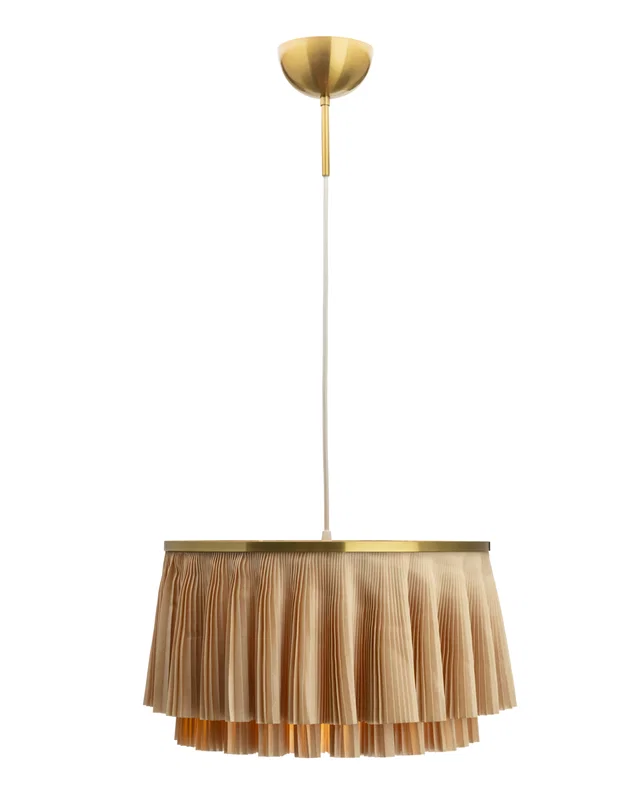 Ophelia Taklampa D40 Mässing/Beige