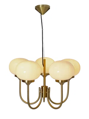 Elsy Taklampa H35 Mässing/Bärnsten