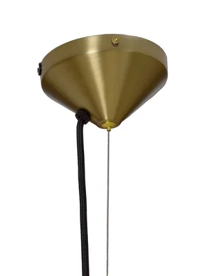 Elsy Taklampa H35 Mässing/Bärnsten