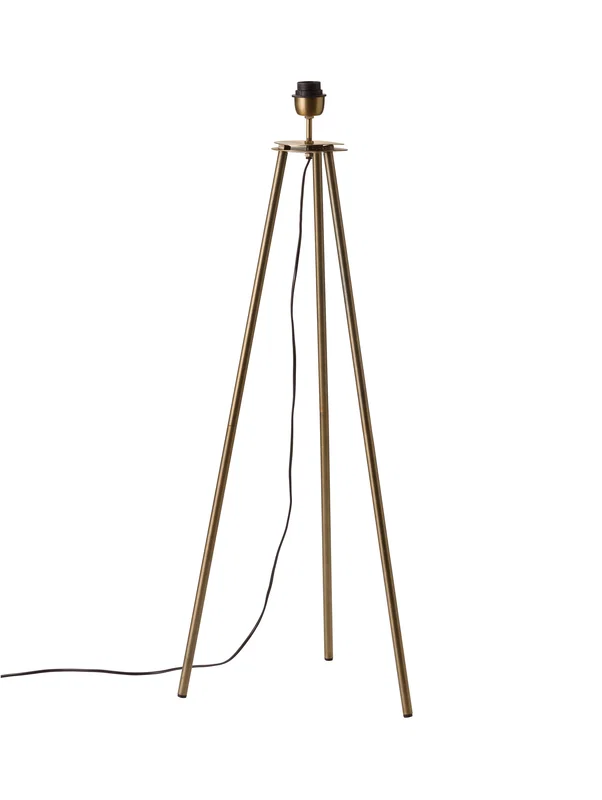 Base Golvfot Tripod H105 Antikmässing