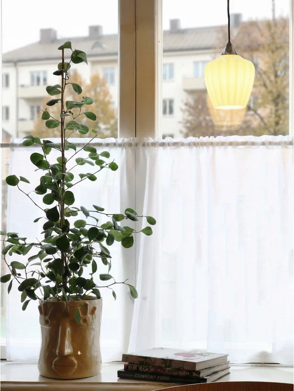 Vit fönsterlampa i glas från pr home