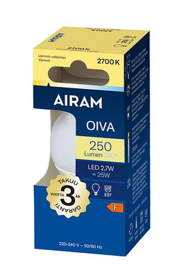 Klotlampa E27 827 2,7W Opal