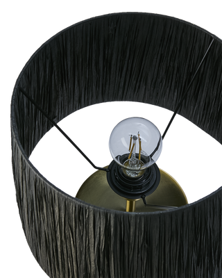 Lando Bordslampa H47 Svart/Natur