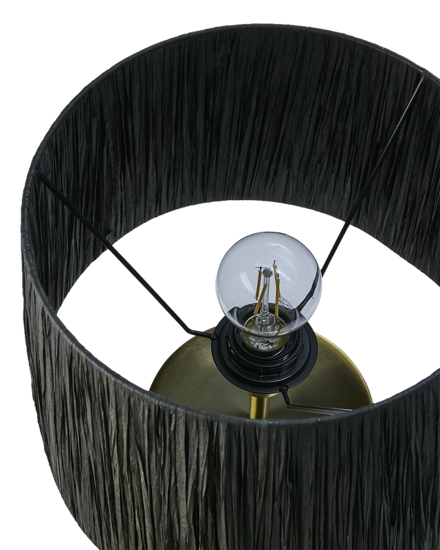 Lando Bordslampa H47 Svart/Natur