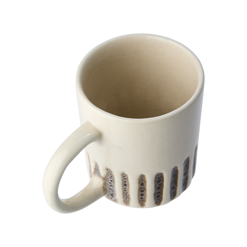 Mira Kopp D9 Elfenben/Brun 4-pack