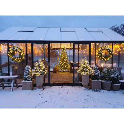 Hytte Julgran Dekoration LED 120cm