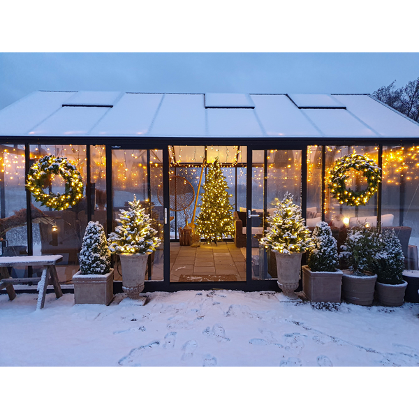 Hytte Julgran Dekoration LED 120cm