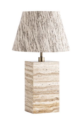 Zenith bordslampa 34 travertin beige