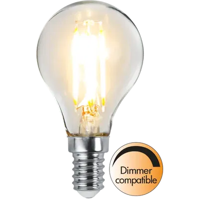 Klotlampa E14 827 2,5W klar dim