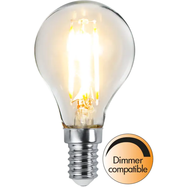 Klotlampa E14 827 2,5W klar dim