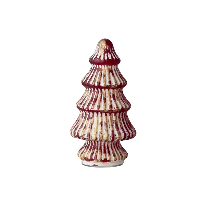Ally Prydnadsgran M Glas Röd/Vit