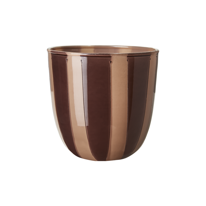 Circus Värmeljushållare Bordeaux/Beige stl S