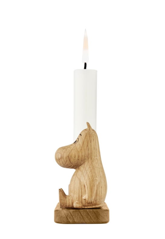 Moomin Ljusstake 10cm Trä Mumin Moomin Ljusstake 10cm Trä Mumin