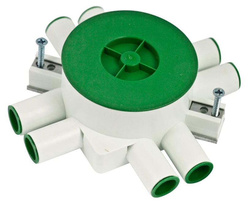 Takdosa med putslock för hög och låg inbyggnad