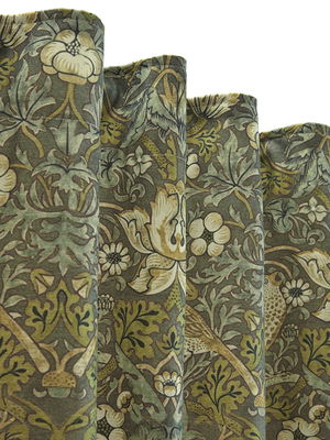 Vilja Gardiner 2P 2x130x250cm Grön