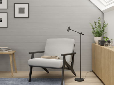 Cato LED Golvlampa Dimbar Svart