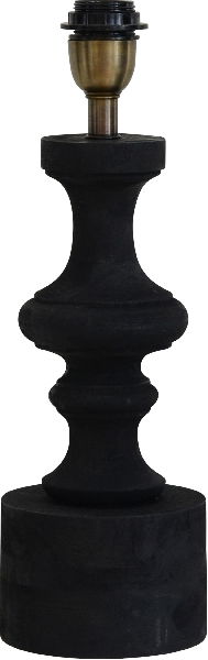 Domino Lampfot H41 Antik Svart