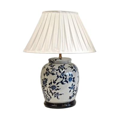 Kina Lampfot H37 Blå Ros