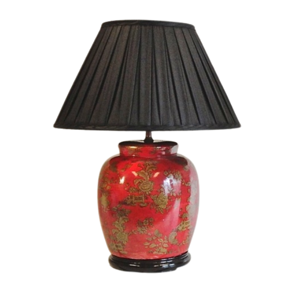 Kina Lampfot H37 Röd