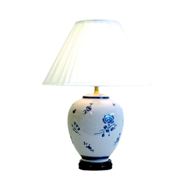 Kina Lampfot H36 Blå Nejlika