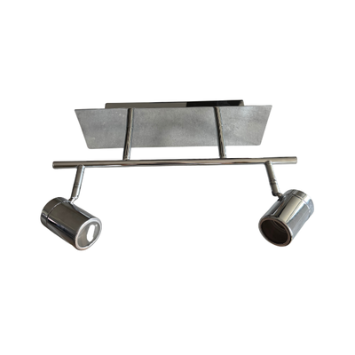 V526 Möja Vägglampa 2L IP44 Krom