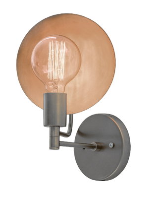 Moon Vägglampa Antik Silver