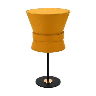 Bow Bordslampa H50 Svart/Gul Ockra