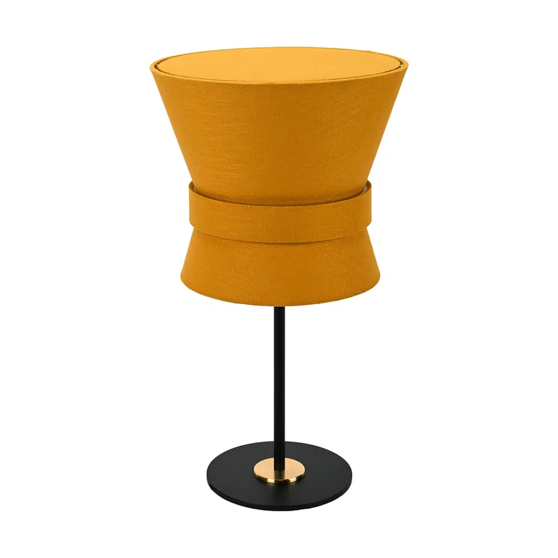 Bow Bordslampa H50 Svart/Gul Ockra
