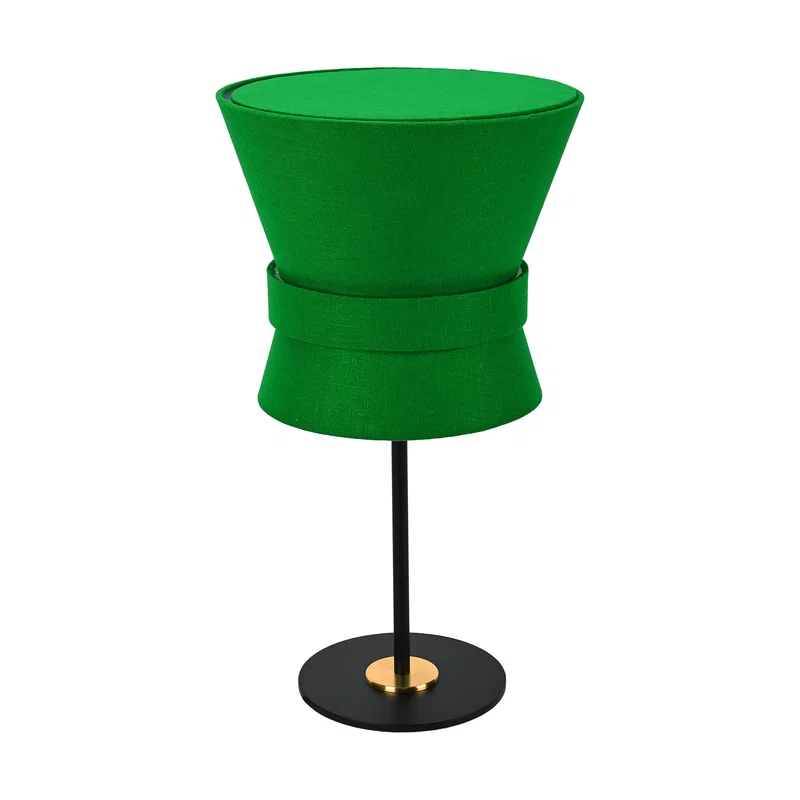 Bow Bordslampa H50 Svart/Smaragdgrön