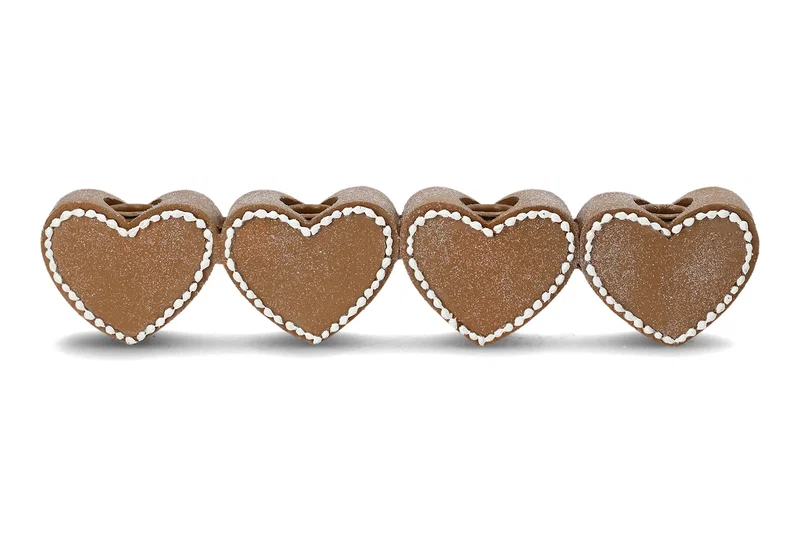 Pepparkakor Ljusstake L35 Brun