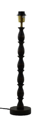 Noma Lampfot H60 Walnut - Hög Bordslampa i Trä