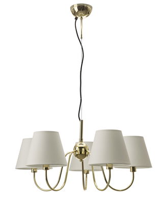 Lynx Taklampa D75 Mässing/Vit