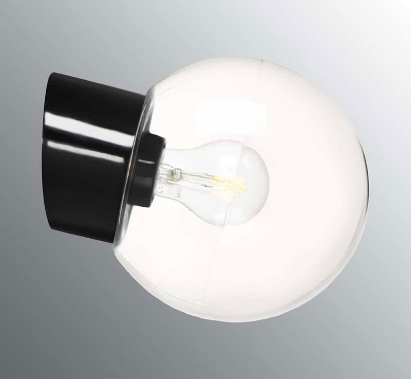 Classic Glob Sned 18cm IP54 Svart/Klar