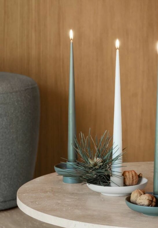 Vela ljusstake 9 agave green