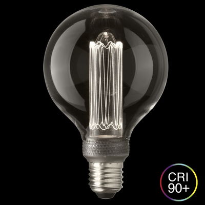 UNI-K Glob 95mm E27 830 2,5W Vit Dim